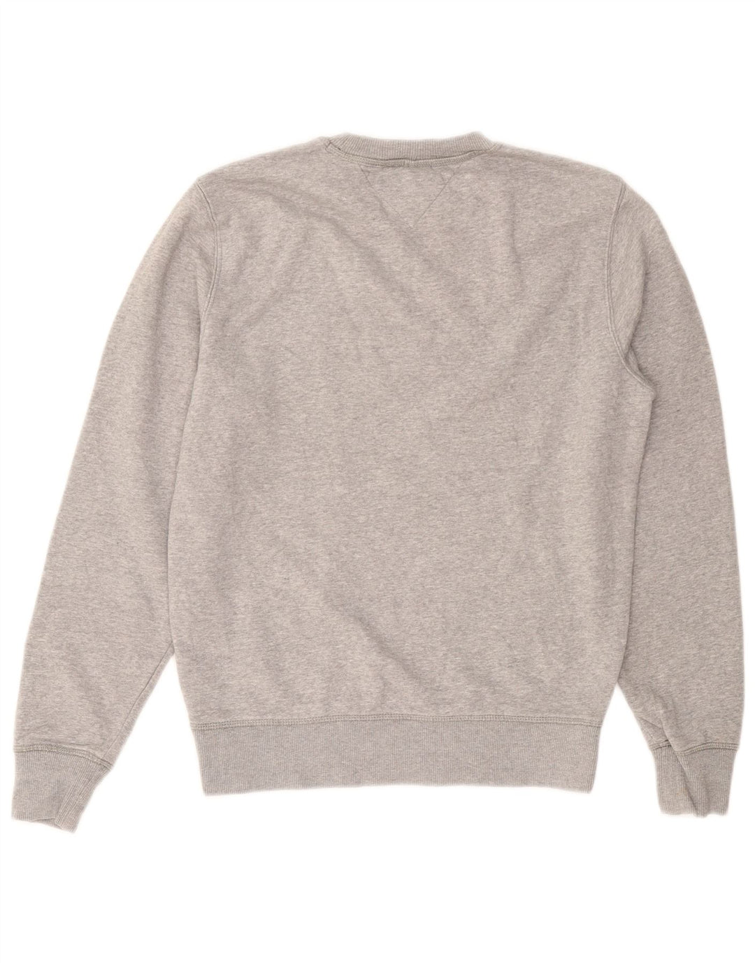 Męska bluza z grafiką Tommy Hilfiger, średnia, szara, nakrapiana bawełna