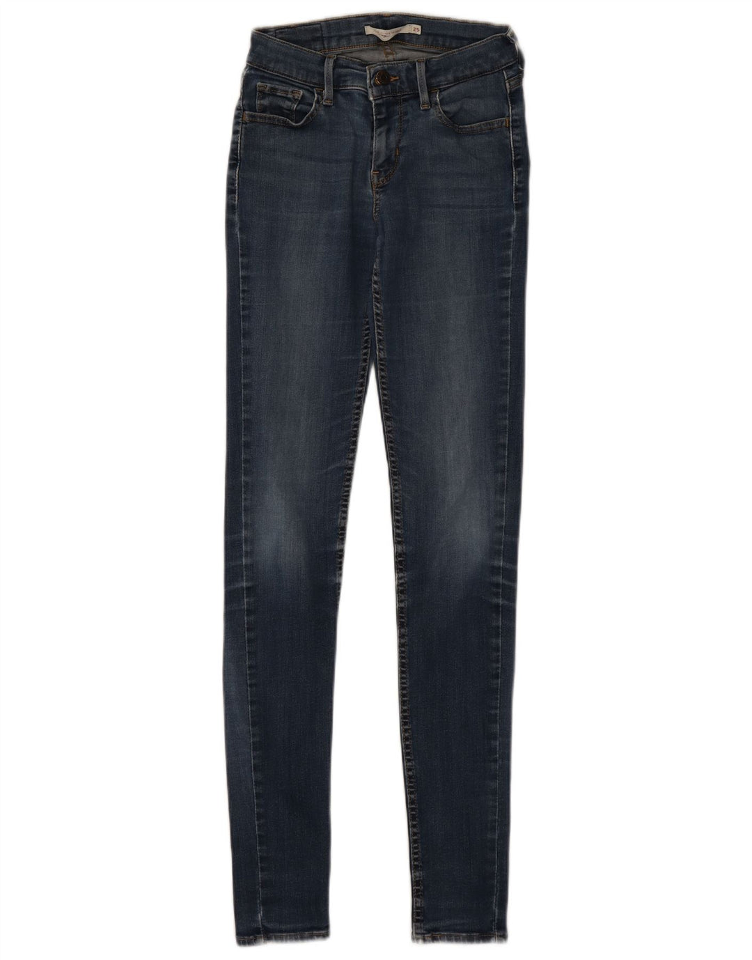 Damskie jeansy Levi's Super Skinny W25 L32 Niebieskie bawełniane