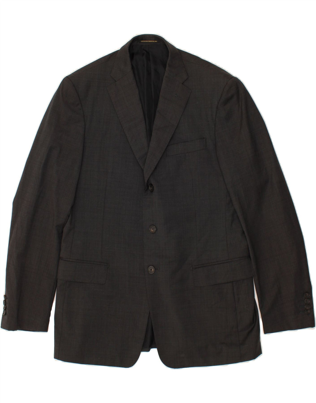 BORSALINO Mens 3 Button Blazer Jacket IT 52 XL Grey Virgin Wool Vintage Borsalino and Second-Hand Borsalino from Messina Hembry 