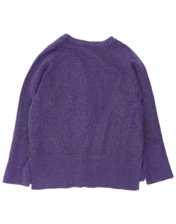 Marks & Spencer Damski sweter z autografem, UK 14, średni fiolet