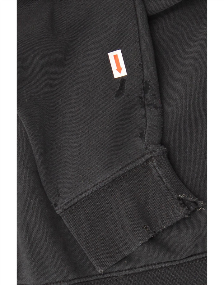 Damski sweter z kapturem NIKE UK 14, średni czarny, bawełniany