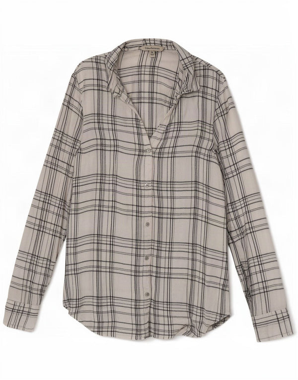 Koszula damska Calvin Klein Jeans UK 12 w średnią białą kratkę