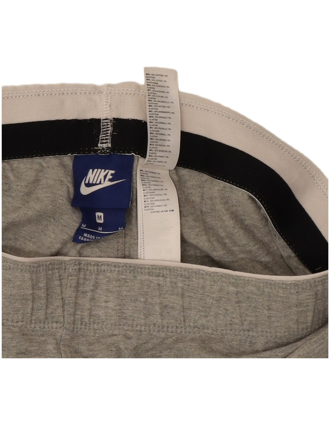 Damskie legginsy Nike Graphic UK 12, średnioszare, bawełniane