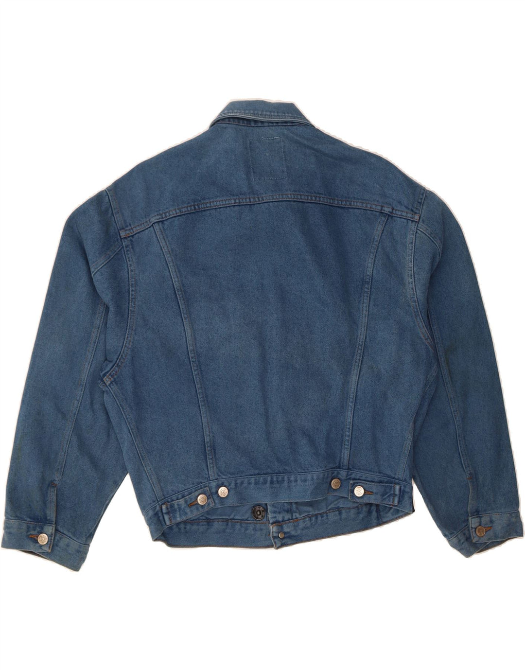 UNLIMITED Boys Denim Jacket 13-14 Years Small Blue Cotton Vintage Unlimited and Second-Hand Unlimited from Messina Hembry 