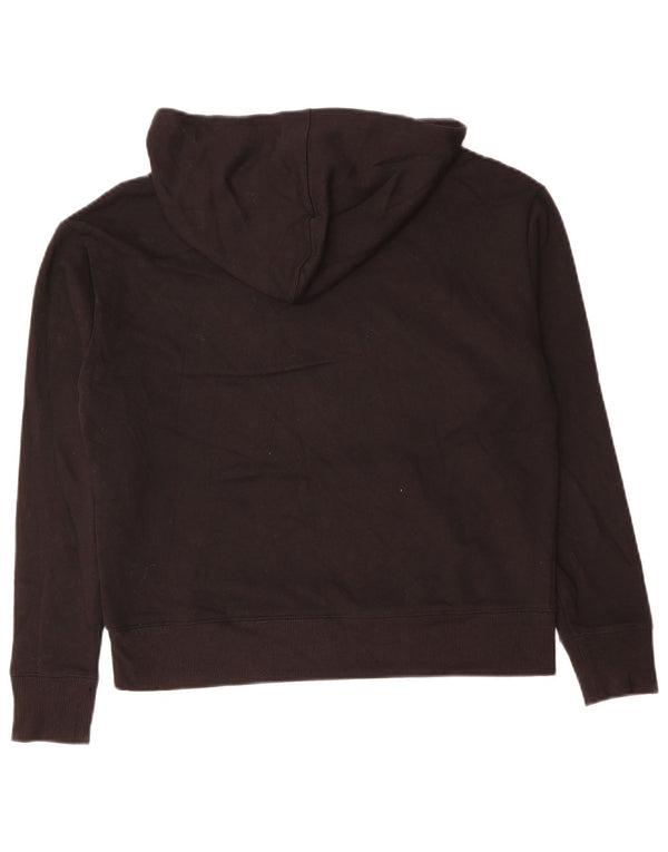 Damski sweter CHAMPION z grafiką, oversize, UK 6 XS, czarny, bawełniany