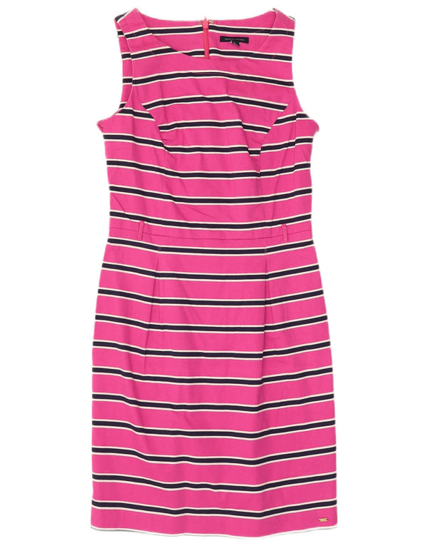 Damska sukienka bez rękawów Tommy Hilfiger US 4 XS, bawełniana w różowe paski