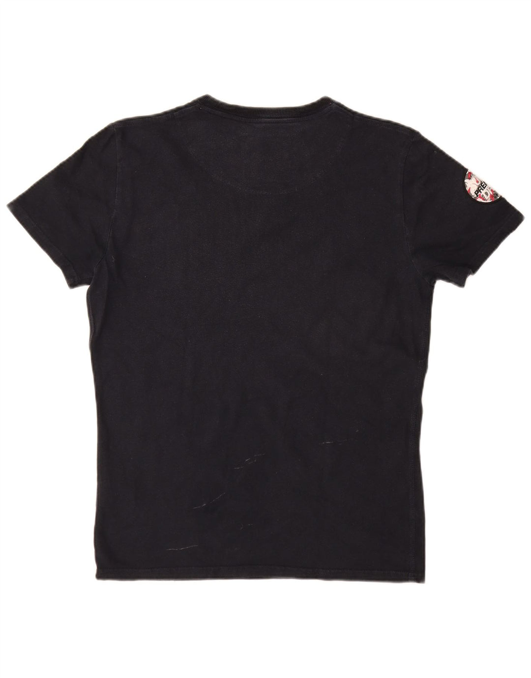 Męska koszulka z grafiką SUPERDRY Top, średnia, granatowa bawełna