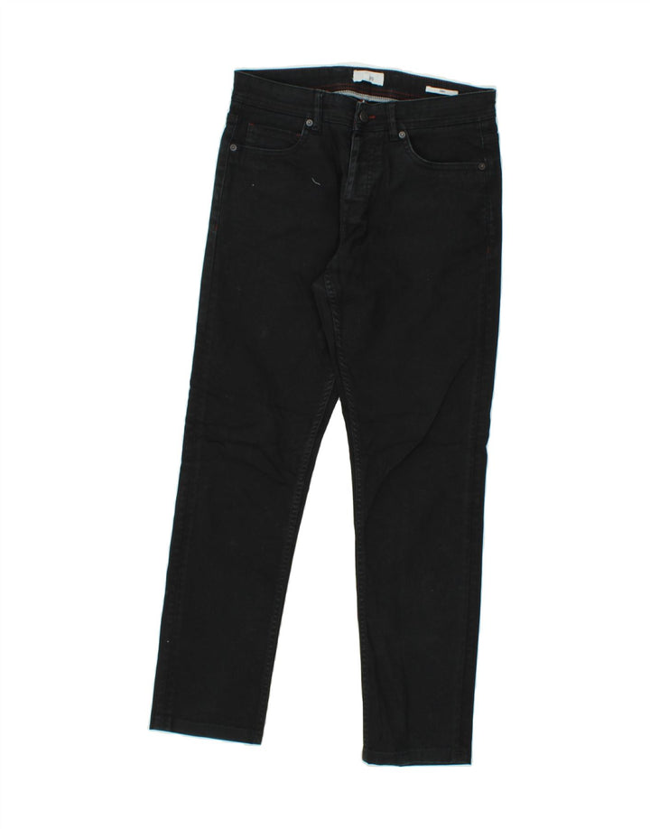 JULES Womens Slim Jeans EU 38 Medium W30 L30  Black Cotton Vintage Jules and Second-Hand Jules from Messina Hembry 