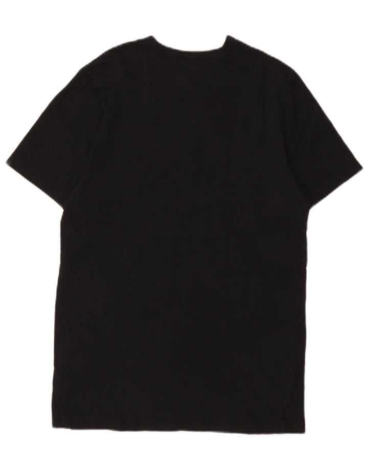 T-shirt męski Hugo Boss, mały, czarny, bawełniany