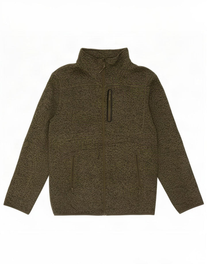 Męska kurtka dresowa Mountain Warehouse 3XL, khaki, nakrapiany poliester