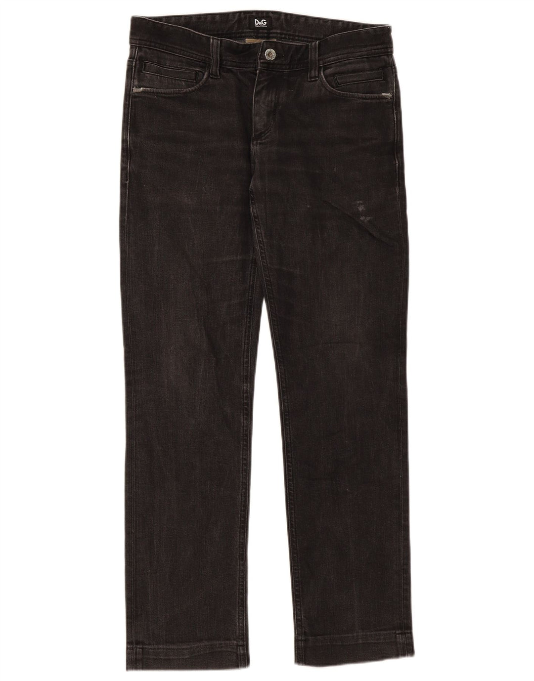 Damskie jeansy Dolce & Gabbana W31 L31 Czarne bawełniane