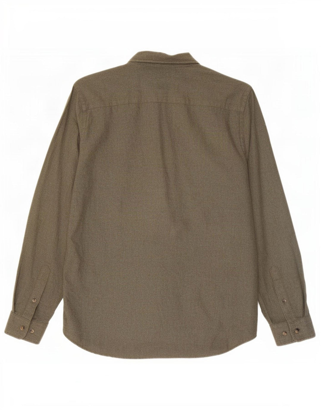 Męska koszula flanelowa Jack & Jones, mała, bawełniana khaki