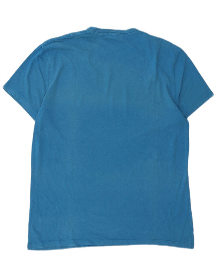 T-shirt męski Jack Wills, bawełniany, średni niebieski