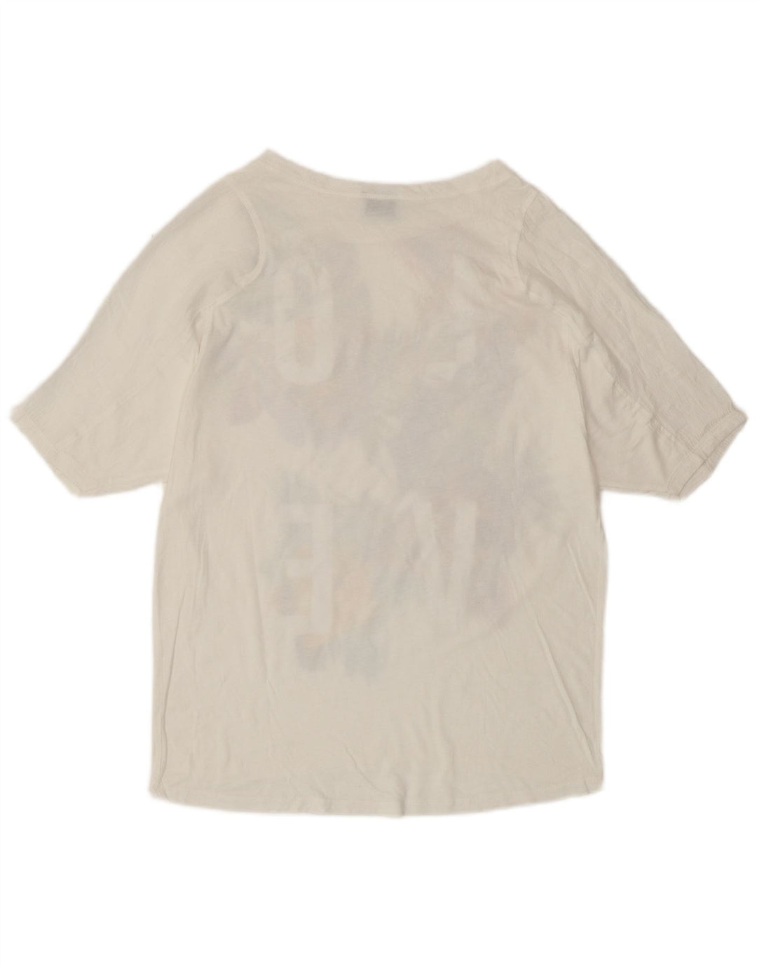 Damska koszulka z grafiką ZARA Top UK 10, mała, biała w kwiaty