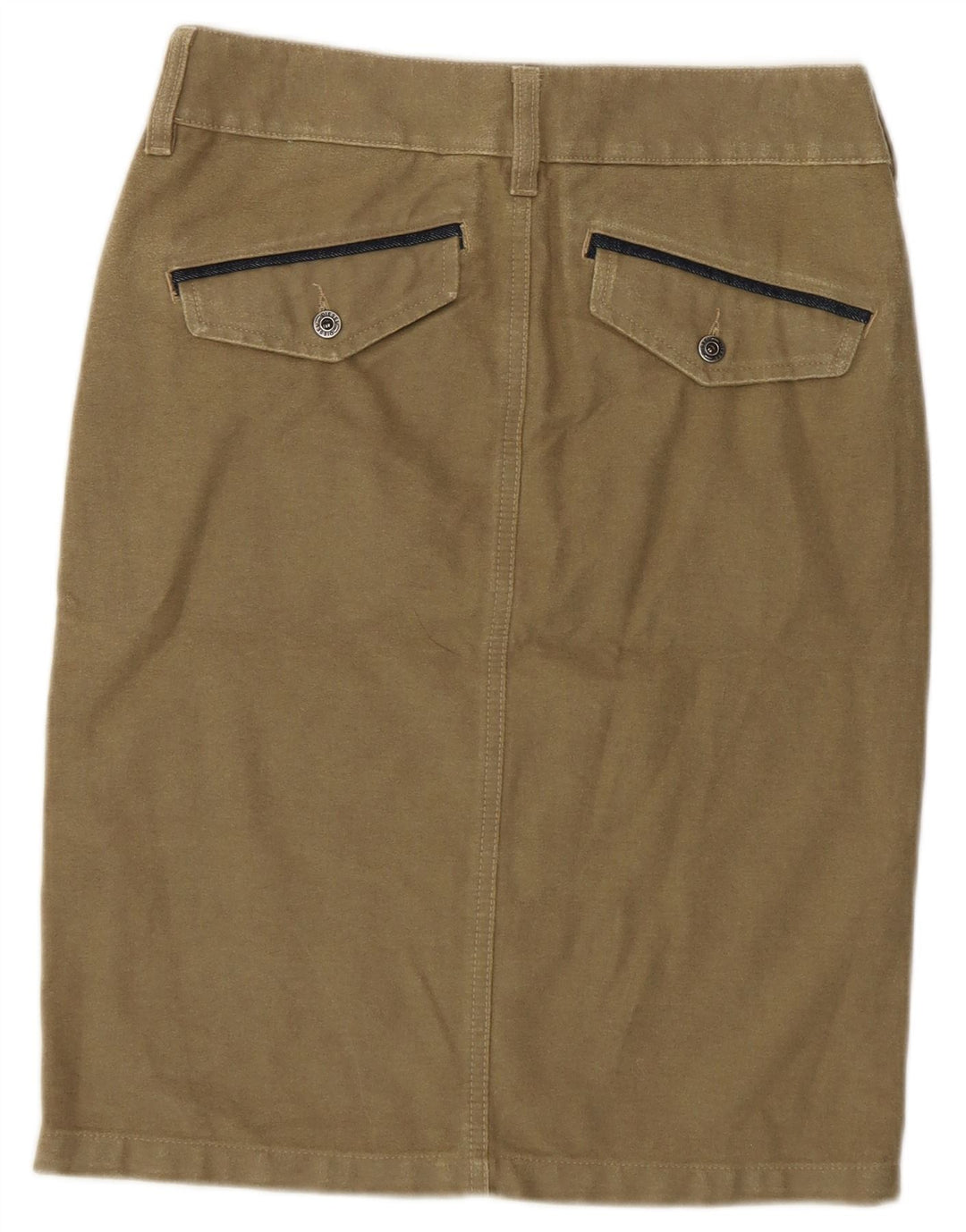 Damska spódnica ołówkowa Diesel W26 Mała bawełna khaki