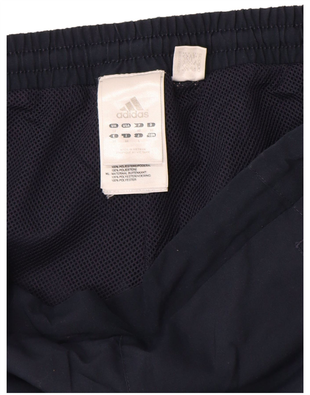Damskie spodenki sportowe Adidas Bermudy UK 12 Średni granatowy poliester