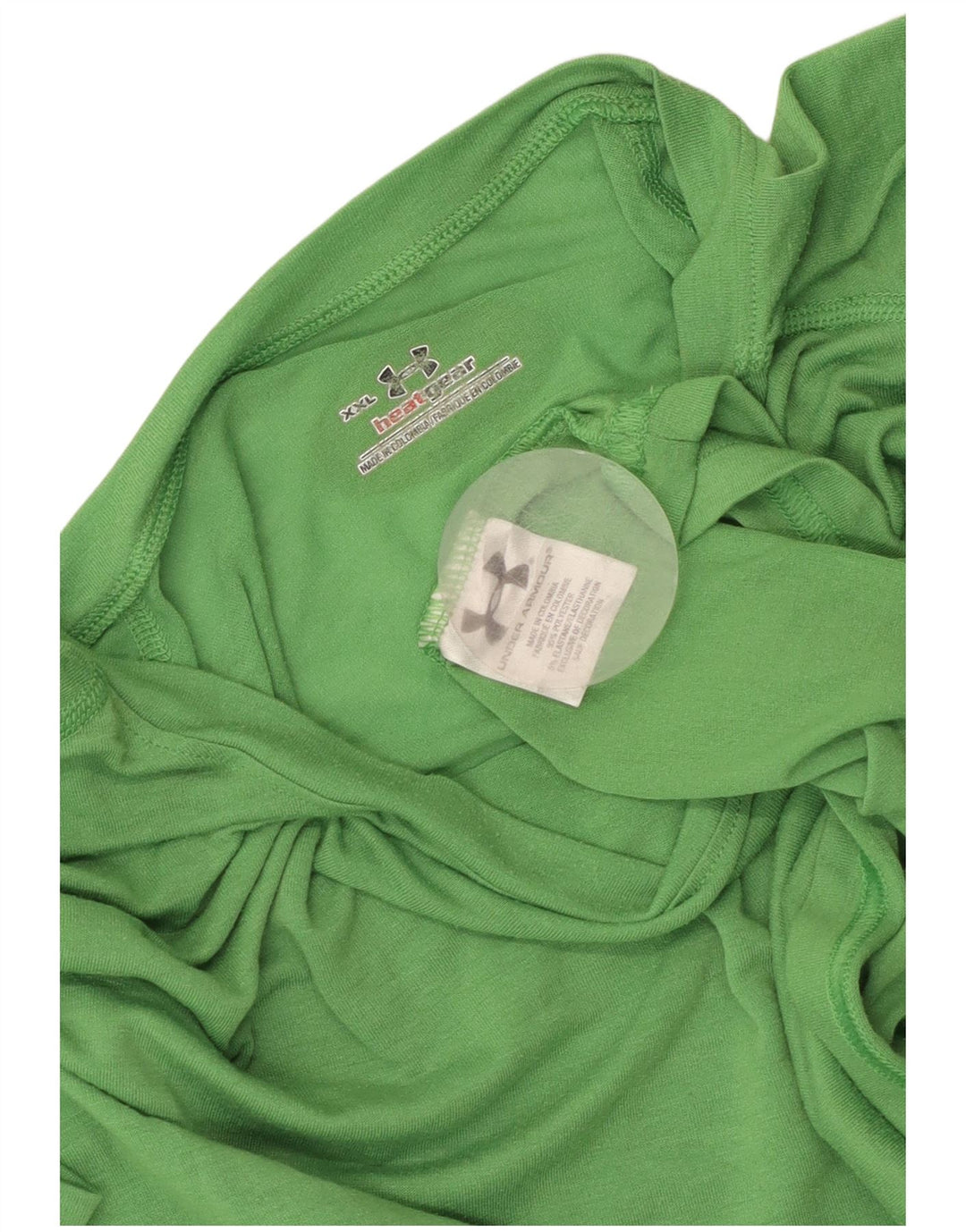 Męska koszulka t-shirt UNDER ARMOUR Heat Gear, 2XL, zielony poliester