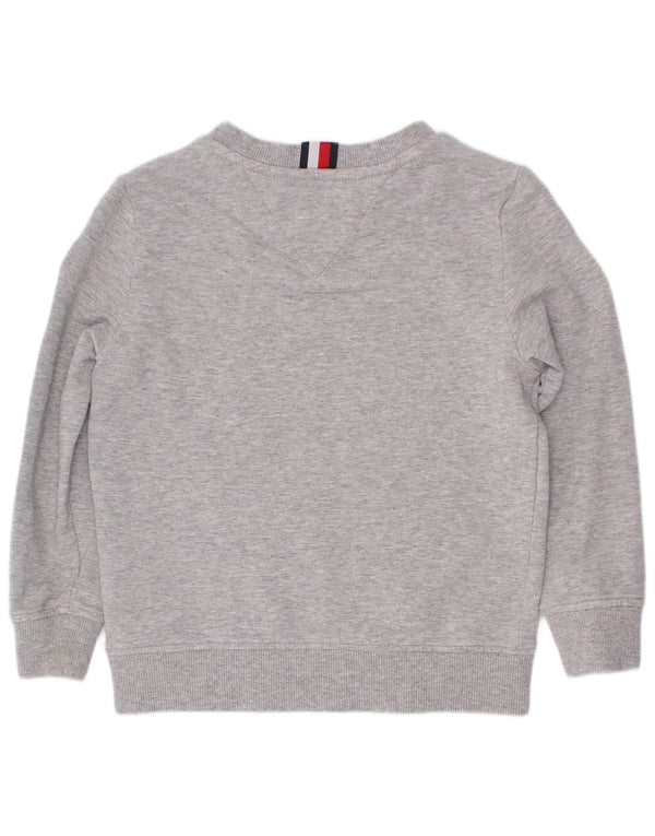 Bluza chłopięca Tommy Hilfiger z grafiką, 3-4 lata, szary, blok kolorów