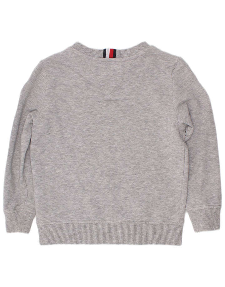 Bluza chłopięca Tommy Hilfiger z grafiką, 3-4 lata, szary, blok kolorów