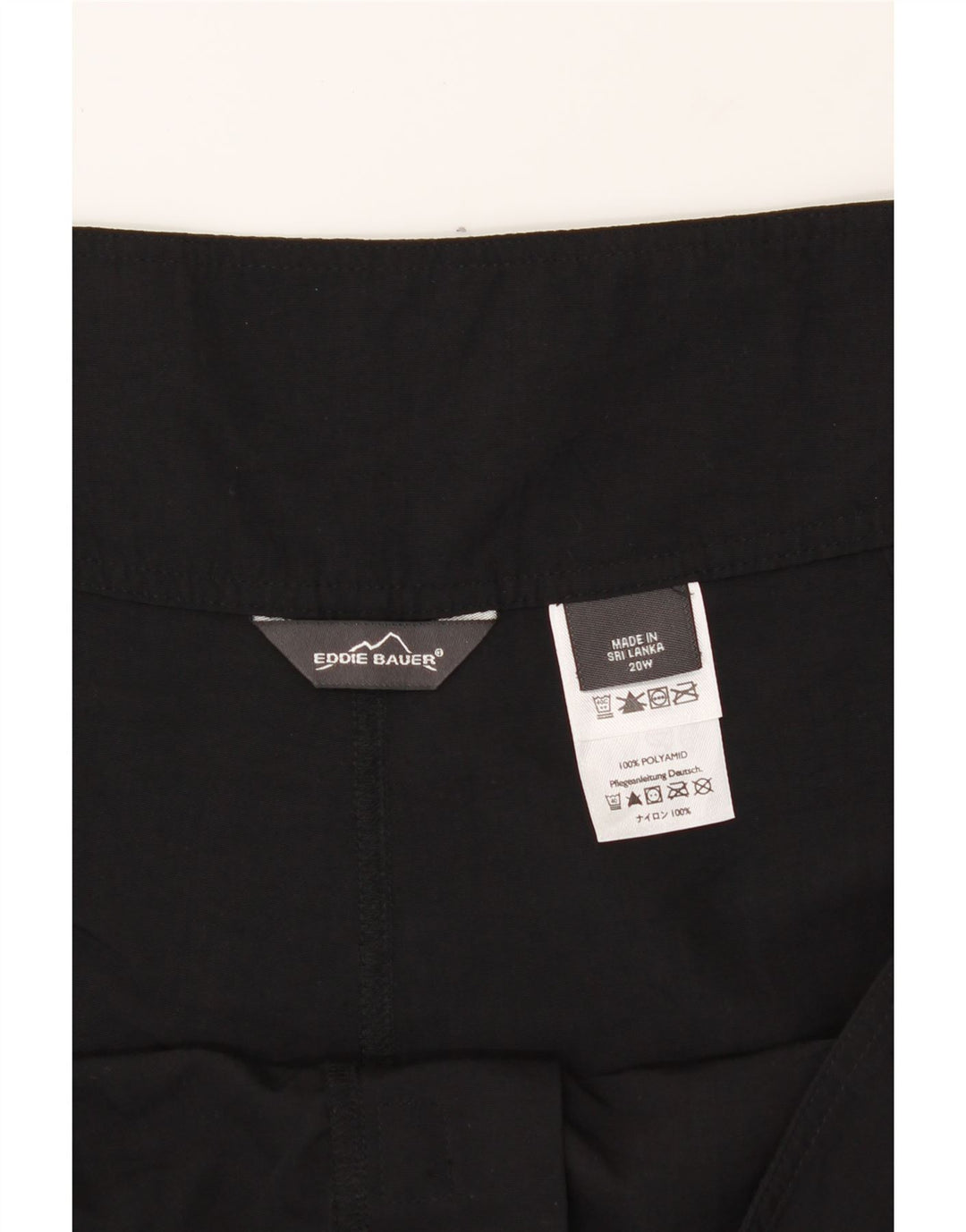 EDDIE BAUER Womens Casual Shorts US 20 3XL W40 Black Polyamide Vintage Eddie Bauer and Second-Hand Eddie Bauer from Messina Hembry 