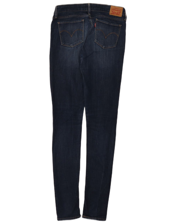Damskie jeansy Levi's 711 Skinny W28 L34 Granatowa bawełna