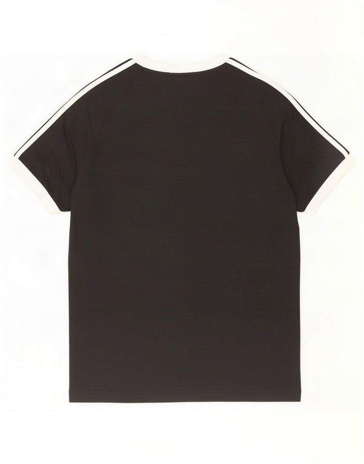 Adidas Męski T-shirt Top Średni Czarny Bawełniany