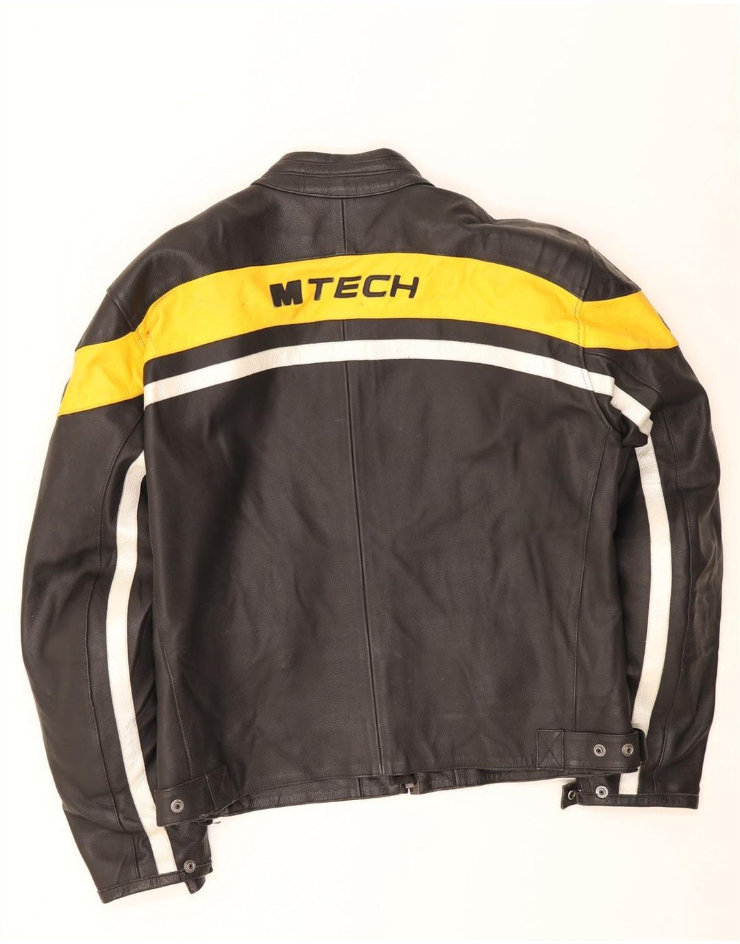 Męska skórzana kurtka motocyklowa Racer M Tech IT 54 XL w kolorze czarnym
