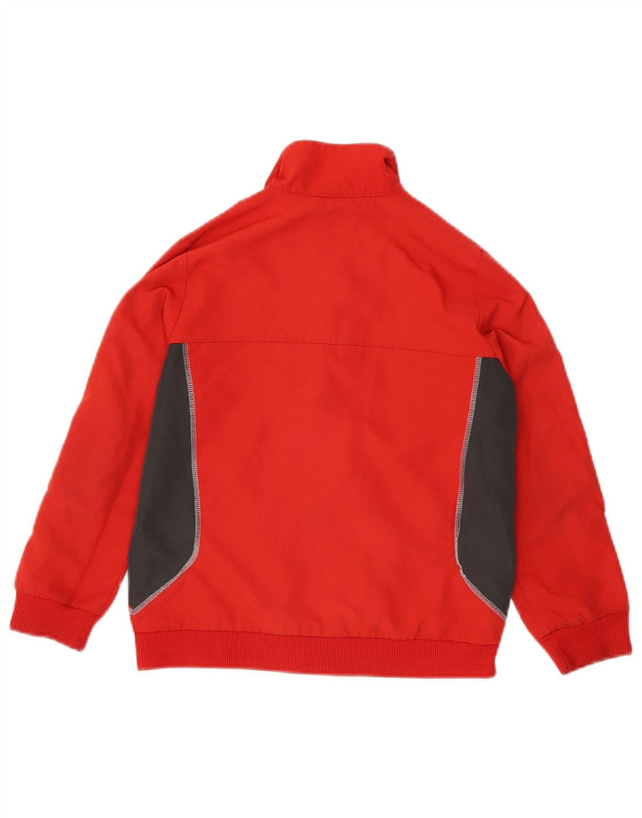 ADIDAS Boys Graphic Tracksuit Top Jacket 7-8 Years Red Colourblock Vintage Adidas and Second-Hand Adidas from Messina Hembry 