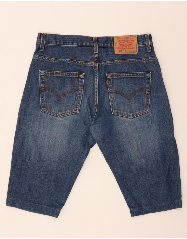 Męskie spodenki jeansowe Levi's 516 W32 Średnioniebieskie bawełniane