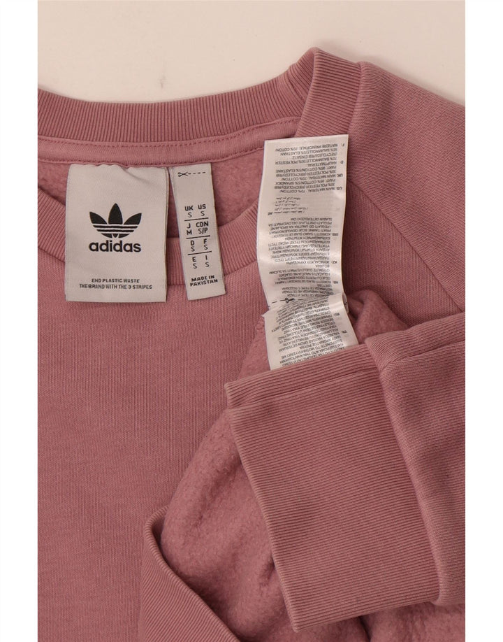 Adidas Męska Bluza Sweter Mała Różowa Bawełna