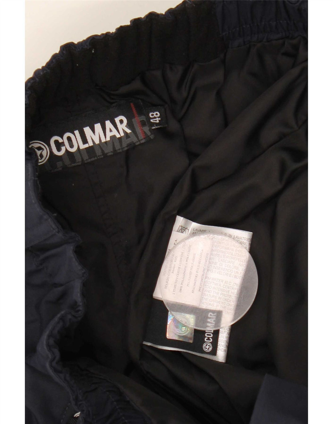 Męskie spodnie wiatrówkowe Colmar IT 48 Medium W30 L32 Granatowy poliamid