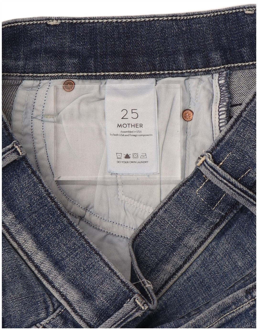 Spódnica jeansowa damska Mother W25 XS niebieska