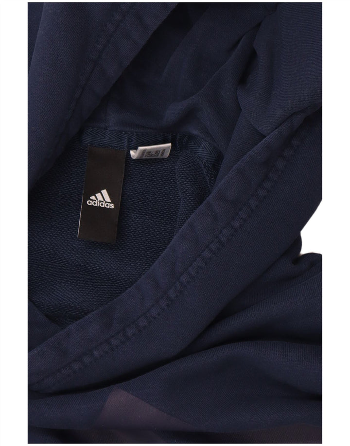 Męska bluza z kapturem Adidas Graphic, duża, granatowa