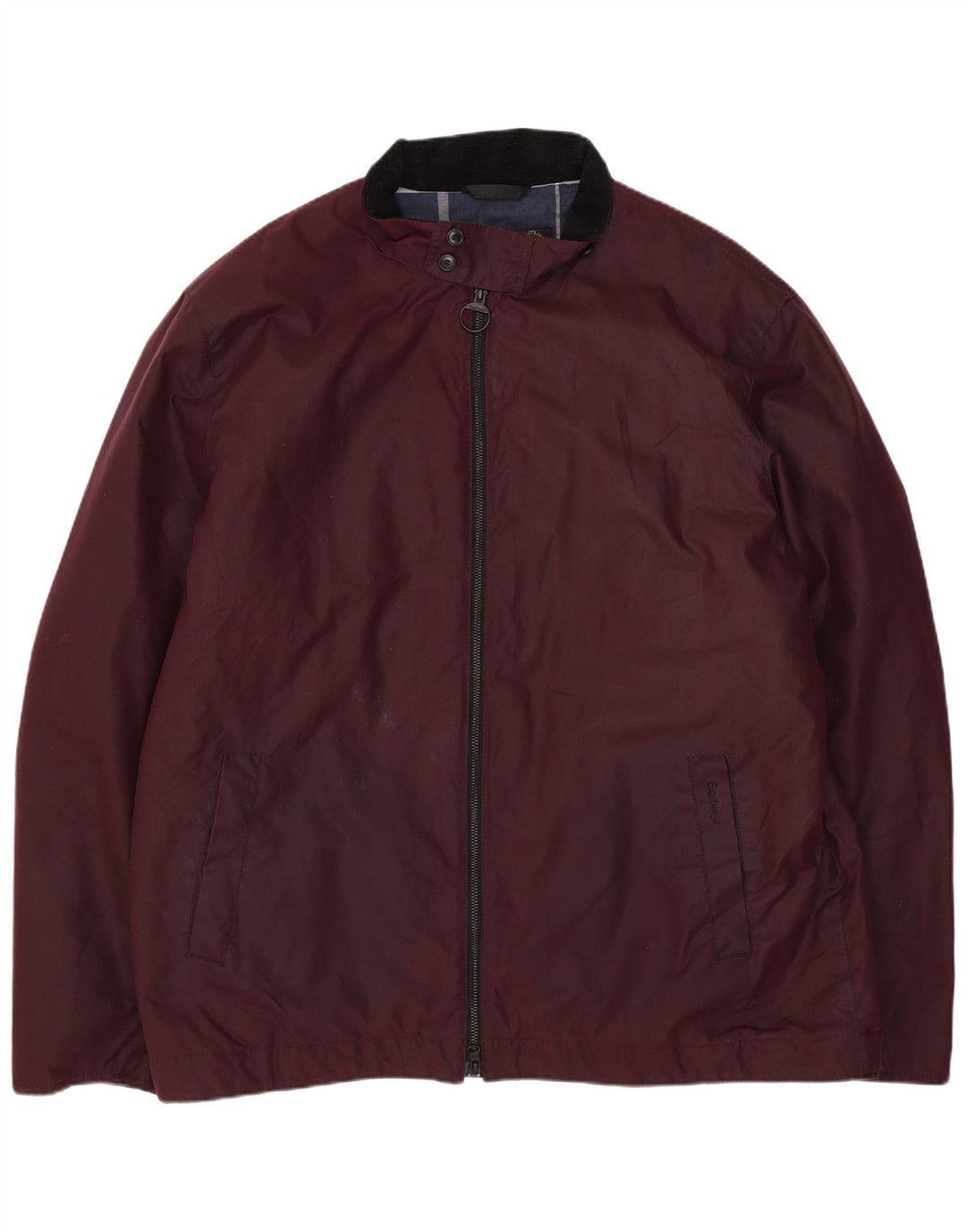 Kurtka męska Barbour z woskowanej bawełny UK 44 2XL burgundowa