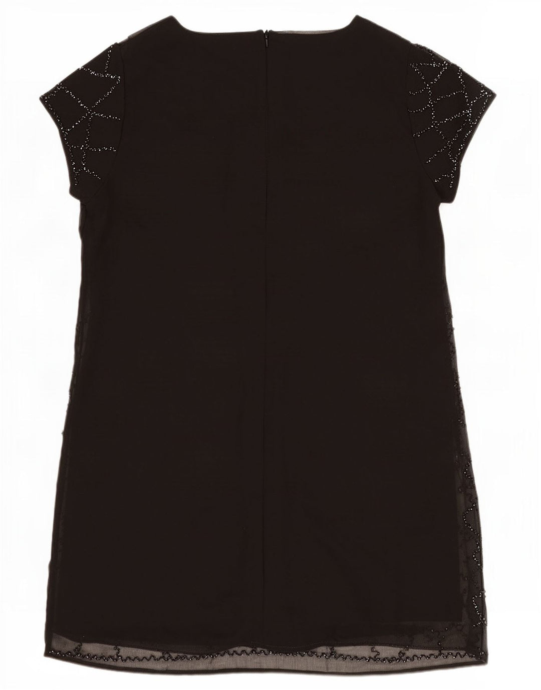 Damska sukienka Lipsy typu shift UK 18 XL, czarna, geometryczna, poliester