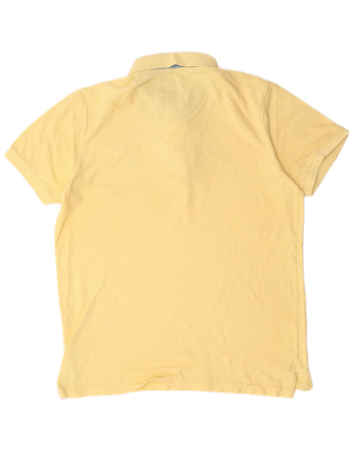 Męska koszulka polo Crew Clothing Średnia żółta bawełna