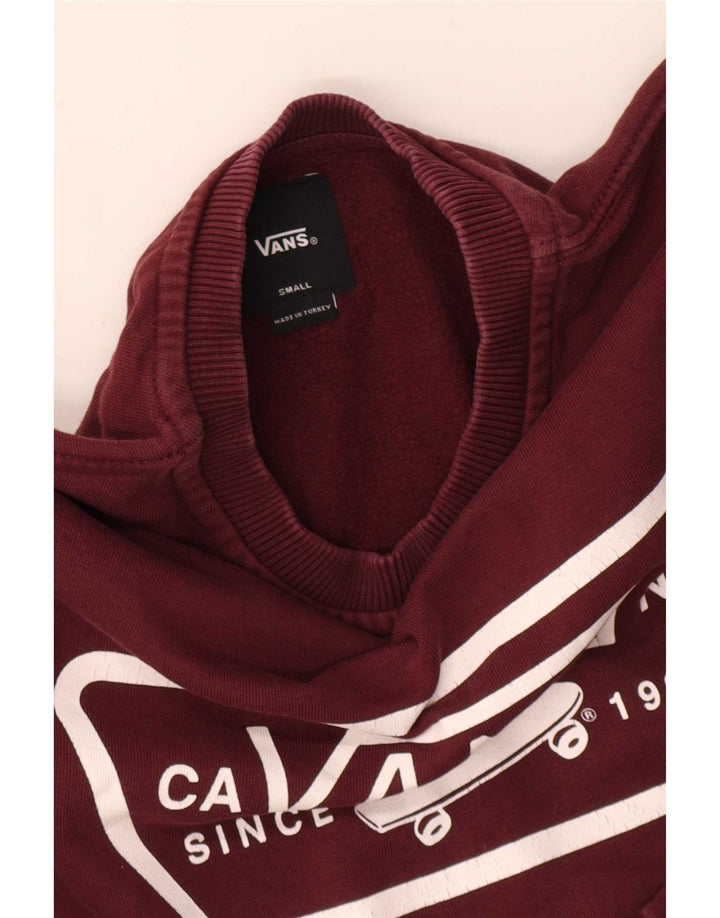 Vans Męska bluza z grafiką Jumper Small Burgundy