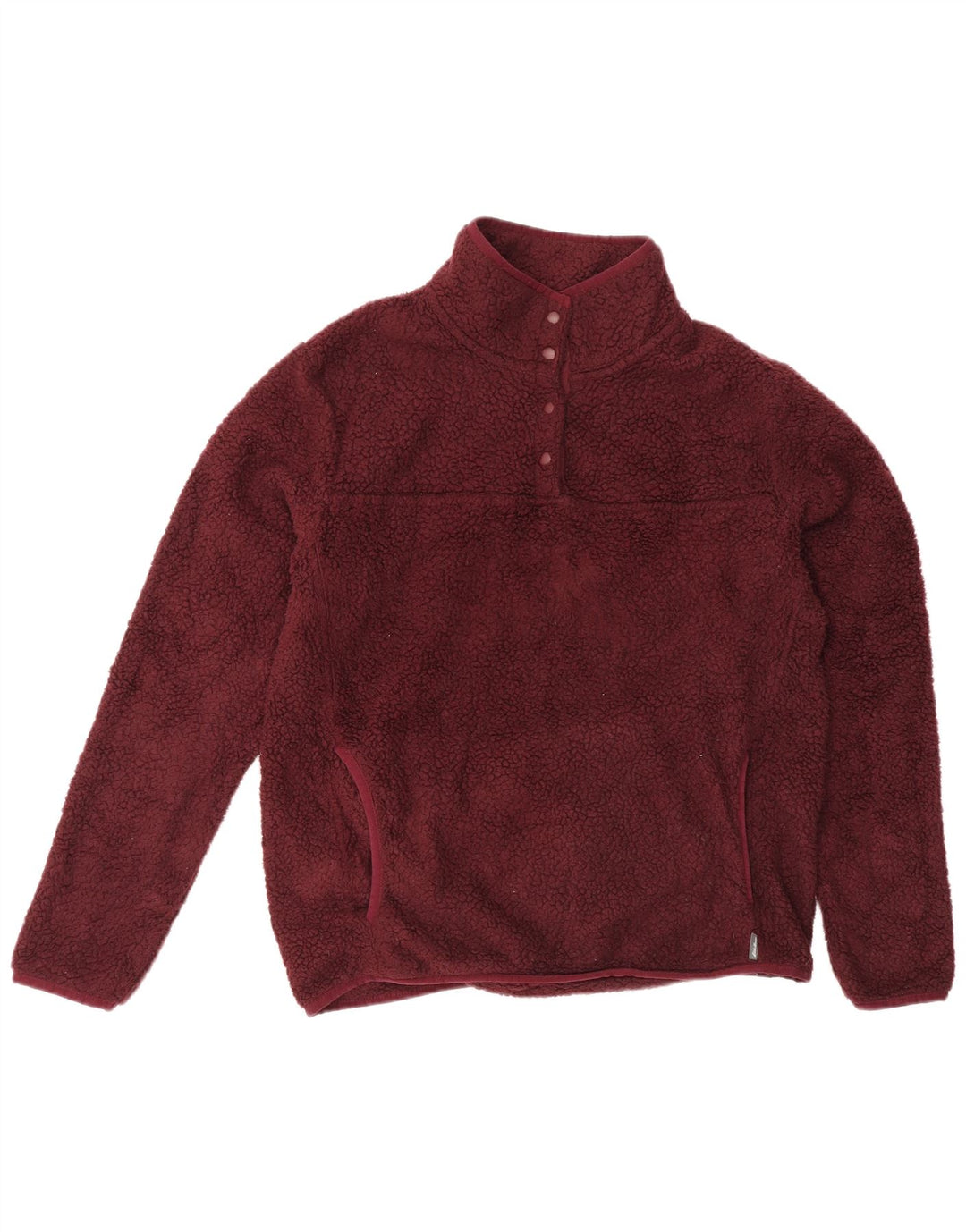 Damski sweter polarowy Eddie Bauer UK 14, średni burgund