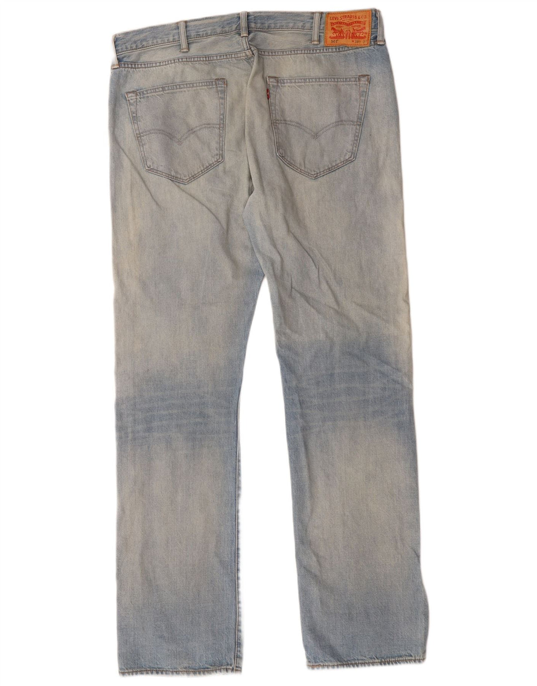 Męskie jeansy Levi's 501 Straight W38 L34 Niebieska wiskoza