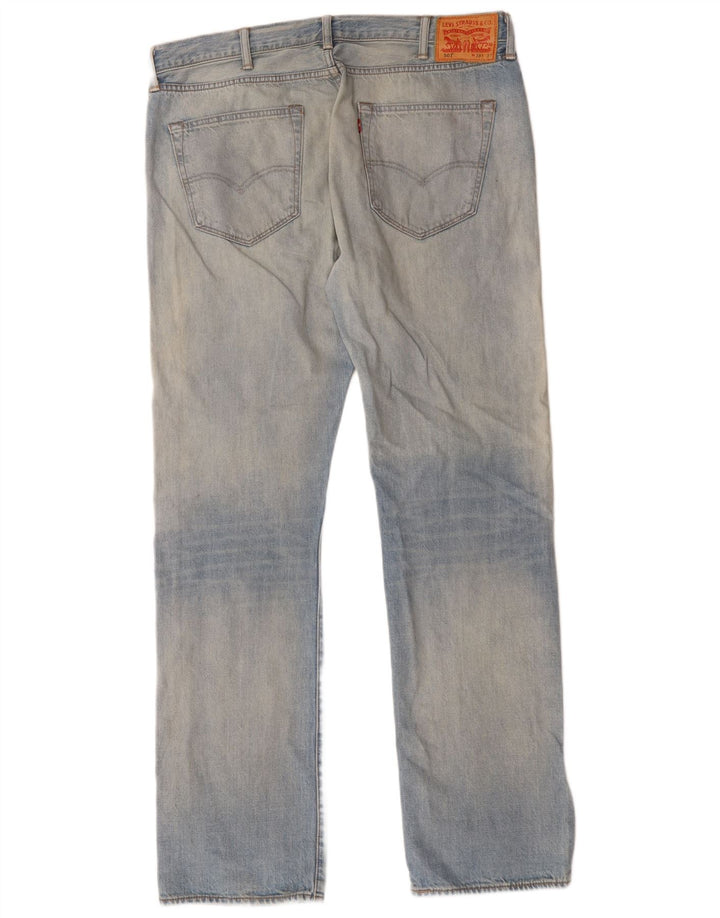 Męskie jeansy Levi's 501 Straight W38 L34 Niebieska wiskoza