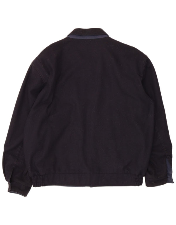 Vintage męska kurtka bomber UK 42 XL granatowa