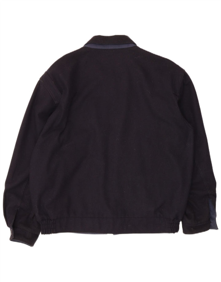 Vintage męska kurtka bomber UK 42 XL granatowa