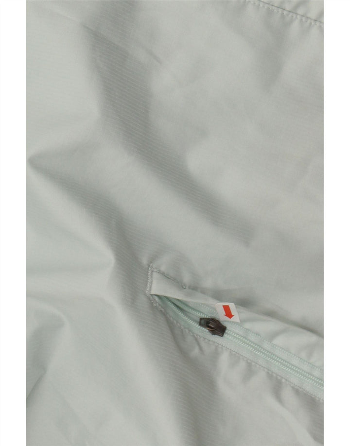 Damska kurtka dresowa ADIDAS UK 14, duża, turkusowa, poliester