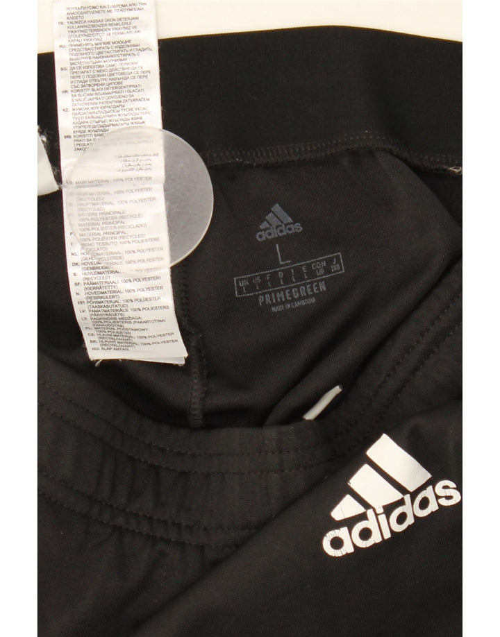 Męskie spodnie dresowe Adidas Aeroready, duże, czarne, poliestrowe