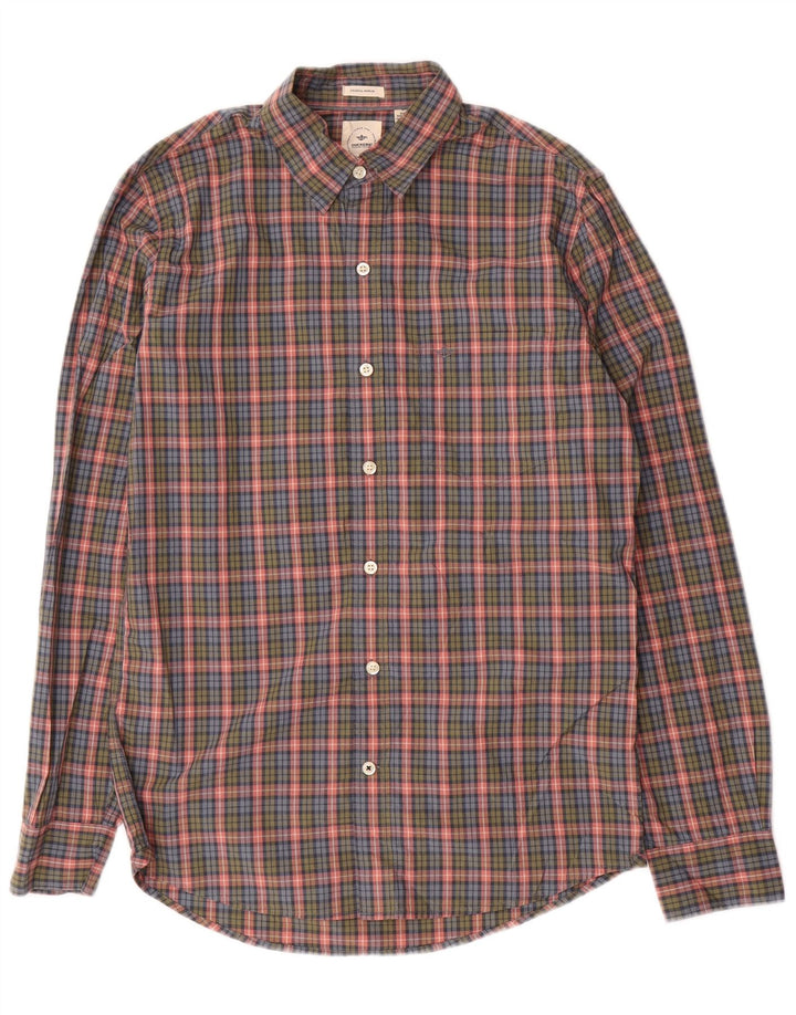 Koszula męska DOCKERS o dopasowanym kroju, mała, wielobarwna, bawełniana krata