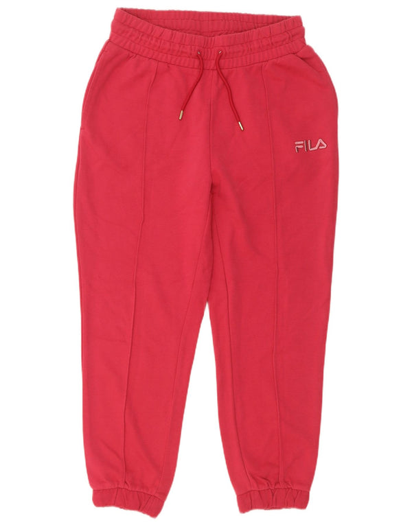 Damskie spodnie dresowe Fila Joggers UK 10 Small Red Cotton