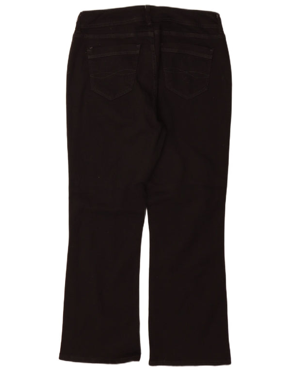 Damskie jeansy Lee Slender Bootcut US 16 2XL W34 L30 Czarne bawełniane