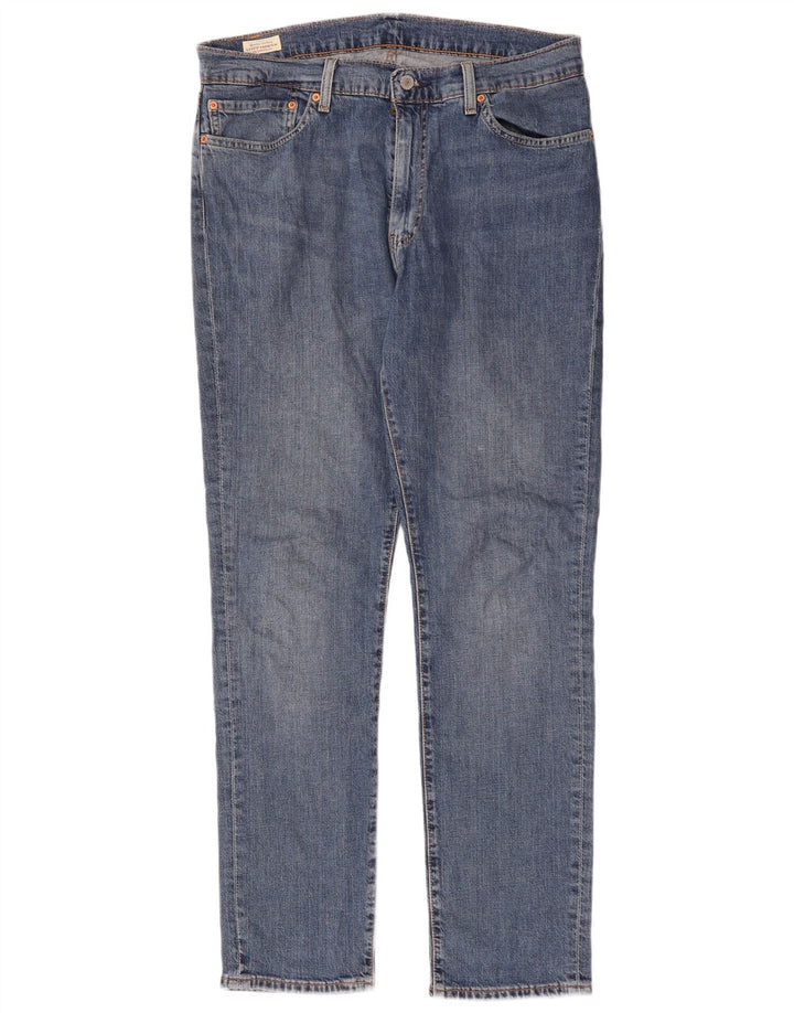 Męskie jeansy Levi's 511 Slim W36 L34 Niebieska bawełna