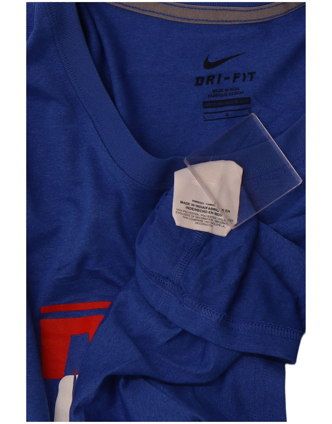 Damska koszulka NIKE Allen Basketball Graphic Top UK 14, duża niebieska