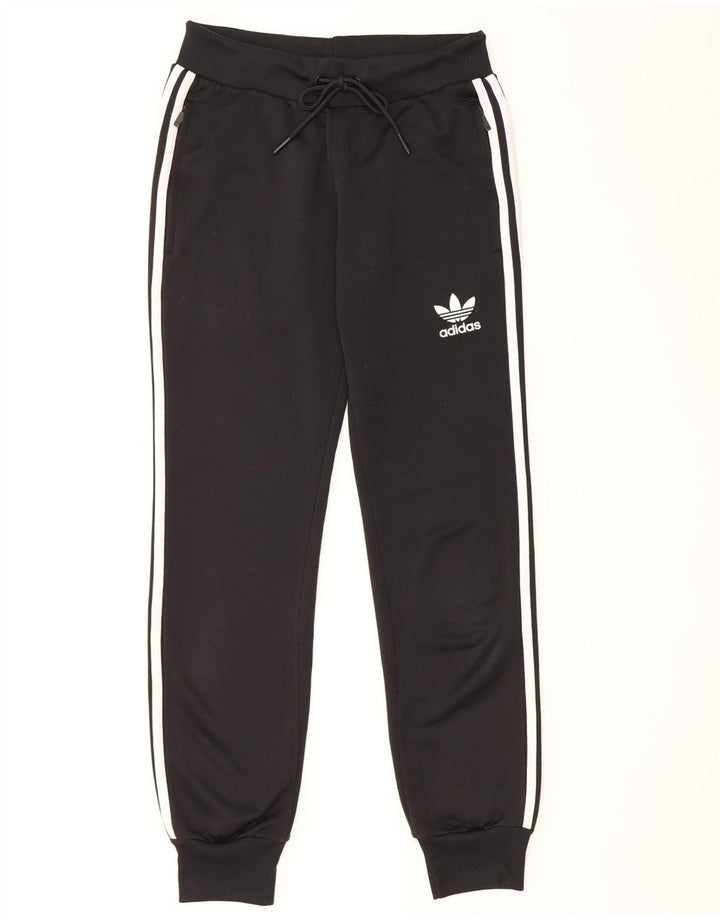 Damskie spodnie dresowe Adidas Joggers UK 8 Mały czarny poliester